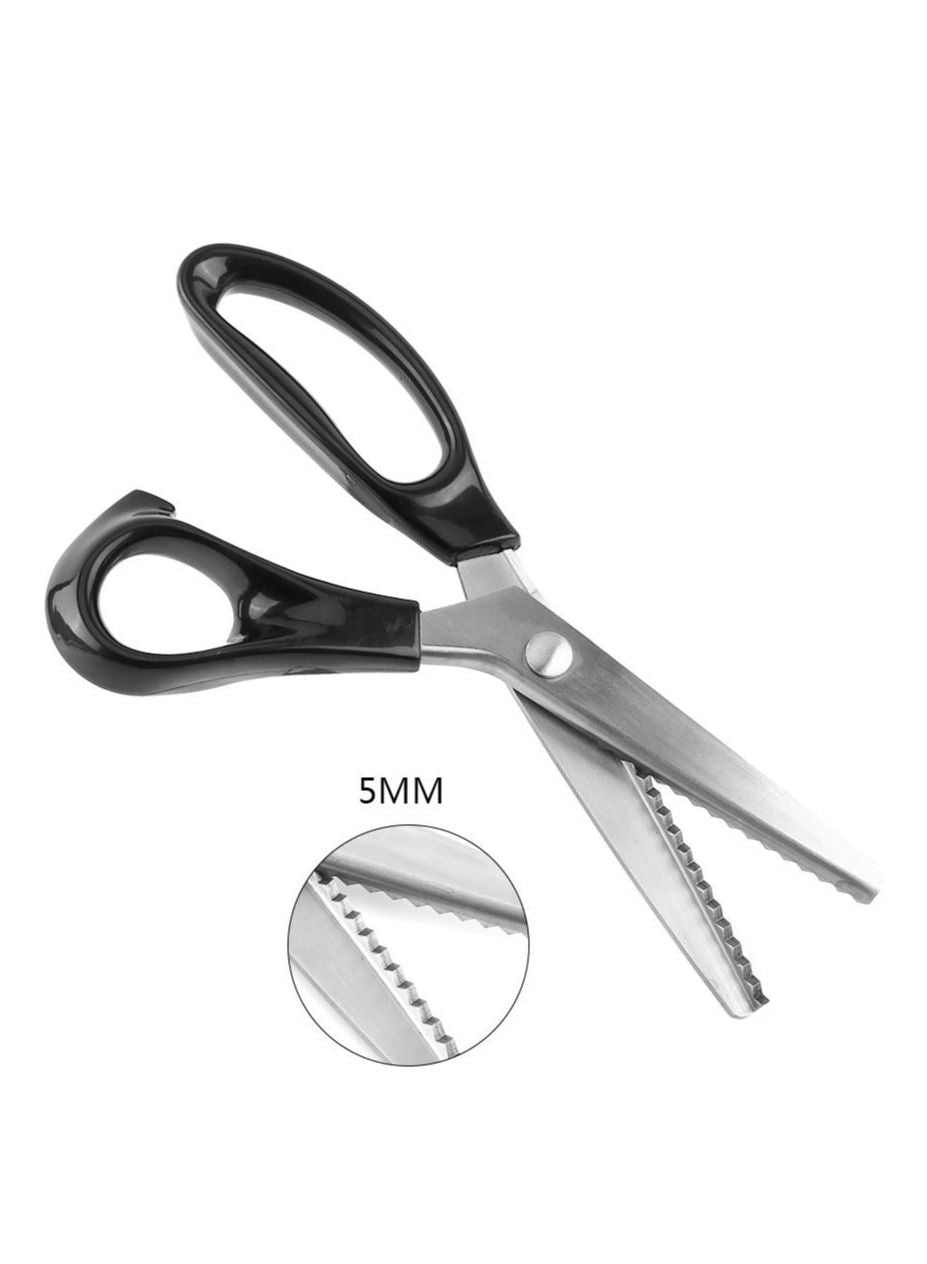 Pinking Shear 5 mm Triangle Serrated Edges Stainless Steel Zig Zag Scissor Professional Tailor/Dressmaking Sewing Tool for Fabric Cloth Lace Paper